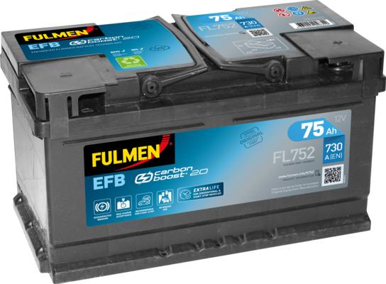 Fulmen FL752 - Стартов акумулатор vvparts.bg