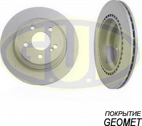 G.U.D. GDB880206 - Спирачен диск vvparts.bg