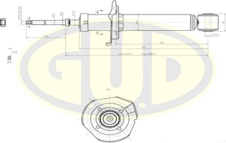 G.U.D. GSA341282 - Амортисьор vvparts.bg