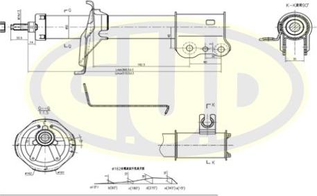 G.U.D. GSA334198 - Амортисьор vvparts.bg