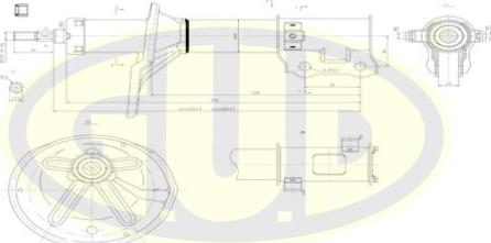 G.U.D. GSA333206 - Амортисьор vvparts.bg