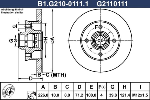 TRIPLE FIVE E169140 - Спирачен диск vvparts.bg