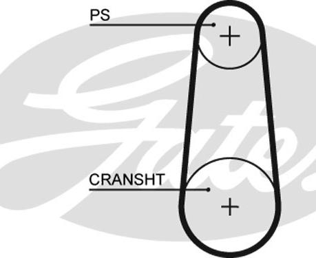 Gates 5383XS - Ангренажен ремък vvparts.bg