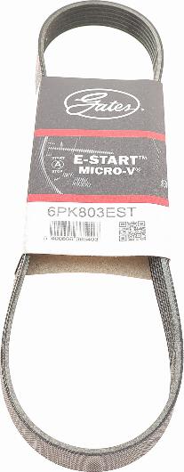 Gates 6PK803EST - Пистов ремък vvparts.bg