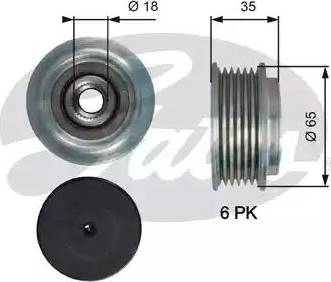 Gates OAP7217 - Ремъчна шайба, генератор vvparts.bg