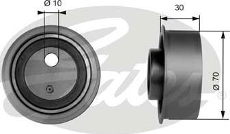 Gates T41041 - Обтяжна ролка, ангренаж vvparts.bg