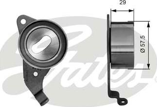 Gates T41067 - Обтяжна ролка, ангренаж vvparts.bg