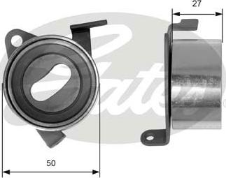 Gates T41004 - Обтяжна ролка, ангренаж vvparts.bg