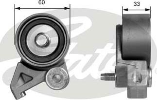 Gates T41034 - Обтяжна ролка, ангренаж vvparts.bg