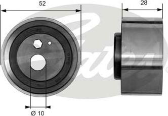 Gates T41032 - Обтяжна ролка, ангренаж vvparts.bg