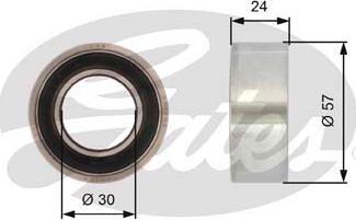 Gates T41121 - Обтяжна ролка, ангренаж vvparts.bg