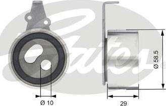 Gates T41303 - Обтяжна ролка, ангренаж vvparts.bg