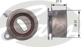 Gates T41244 - Обтяжна ролка, ангренаж vvparts.bg