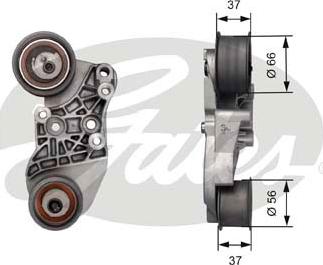 Gates T41243 - Обтяжна ролка, ангренаж vvparts.bg