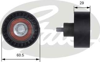 Gates T41233 - Паразитна / водеща ролка, зъбен ремък vvparts.bg