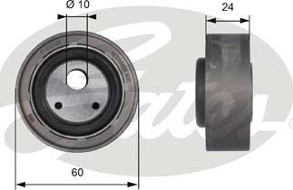 Gates T41277 - Обтяжна ролка, ангренаж vvparts.bg