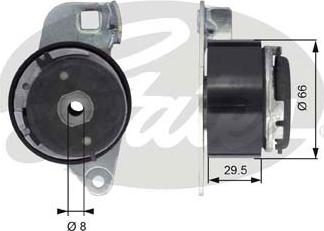 Gates T43045 - Обтяжна ролка, ангренаж vvparts.bg