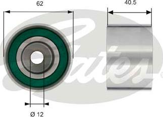 Gates T42156 - Паразитна / водеща ролка, зъбен ремък vvparts.bg