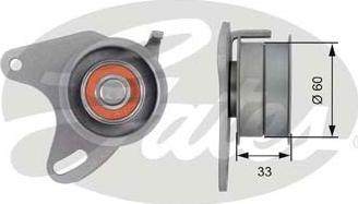 Gates T42129 - Обтяжна ролка, ангренаж vvparts.bg