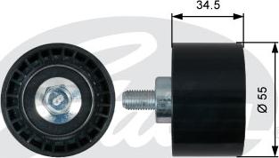 Gates T42218 - Паразитна / водеща ролка, зъбен ремък vvparts.bg