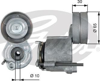 Gates T39267 - Ремъчен обтегач, пистов ремък vvparts.bg