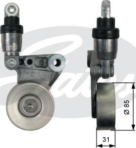 Gates T39214 - Ремъчен обтегач, пистов ремък vvparts.bg