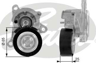 Gates T38320 - Ремъчен обтегач, пистов ремък vvparts.bg