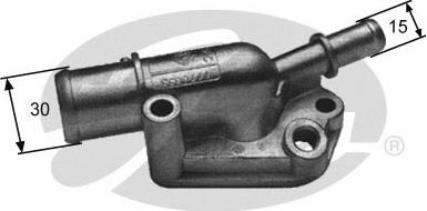 Gates TH09287G1 - Термостат, охладителна течност vvparts.bg