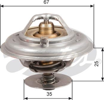 Gates TH14380G1 - Термостат, охладителна течност vvparts.bg