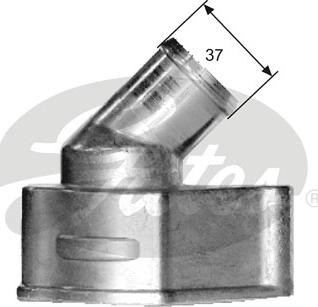 Gates TH15087G1 - Термостат, охладителна течност vvparts.bg