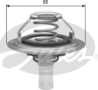 Gates TH23080G1 - Термостат, охладителна течност vvparts.bg