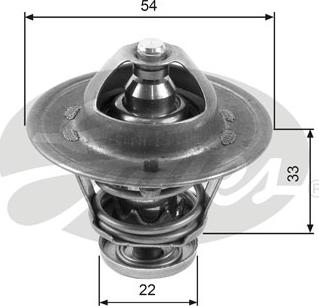 Gates TH22285G1 - Термостат, охладителна течност vvparts.bg