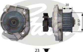 Gates WP0054 - Водна помпа vvparts.bg