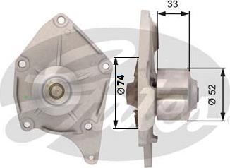 Gates WP0066 - Водна помпа vvparts.bg