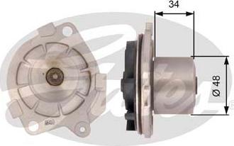 Gates WP0005 - Водна помпа vvparts.bg