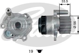 Gates WP0076 - Водна помпа vvparts.bg