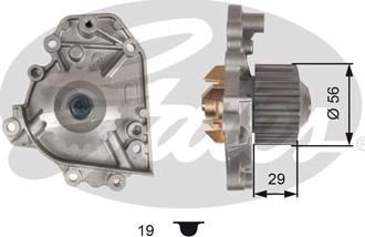 Gates WP0104 - Водна помпа vvparts.bg