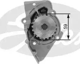 Gates Z80499 - Водна помпа vvparts.bg