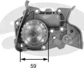 Gates Z80440 - Водна помпа vvparts.bg