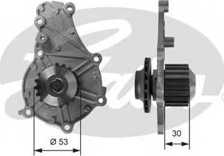 Gates Z80657 - Водна помпа vvparts.bg