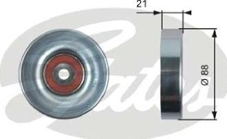 GATES-AU 36395 - Паразитна / водеща ролка, пистов ремък vvparts.bg