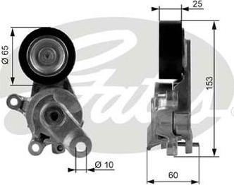 GATES-AU 38209 - Ремъчен обтегач, пистов ремък vvparts.bg