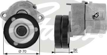 GATES-AU 38213 - Ремъчен обтегач, пистов ремък vvparts.bg