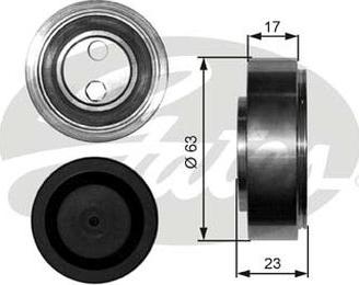 GATES-AU 38228 - Ремъчен обтегач, пистов ремък vvparts.bg