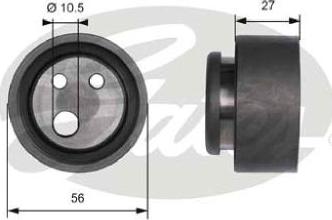 GATES-AU T41116 - Обтяжна ролка, ангренаж vvparts.bg