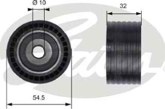 GATES-AU T41237 - Паразитна / водеща ролка, зъбен ремък vvparts.bg