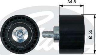 GATES-AU T42218 - Паразитна / водеща ролка, зъбен ремък vvparts.bg