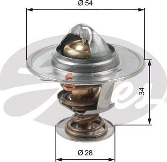 GATES-AU TH47685G1 - Термостат, охладителна течност vvparts.bg