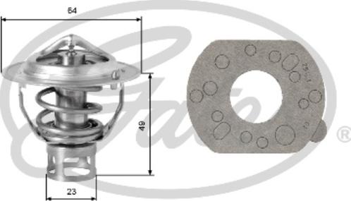 GATES-AU TH04077G1 - Термостат, охладителна течност vvparts.bg