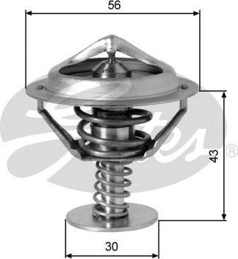 GATES-AU TH05382G1 - Термостат, охладителна течност vvparts.bg